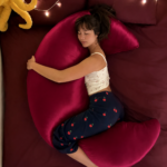 📏 Product Specifications * Product: Premium Solid Fiber Moon Pillow With Maroon Colour Cover Pillow * Size: ৫ ফুট × ২৩ ইঞ্চি * Filling: Premium Solid Fiber * Cover Material: Premium Satin Fabric * Cover: Washable & Removable * Shape: Moon / Crescent Shape * Weight: ৫ কেজি (১০০-২০০ গ্রাম কম বেশি হতে পারে) * Guarantee: ৫ বছরের Solid Fiber Guarantee * Color:  Maroon Colour