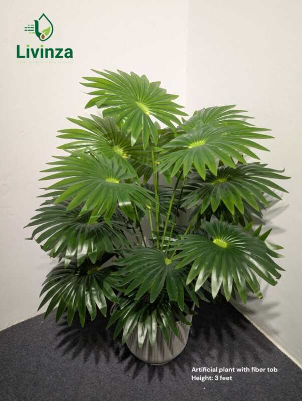 3 Feet Artificial Green Plant | Livinza