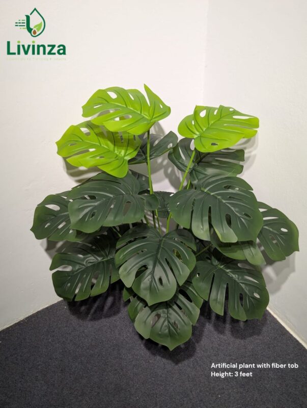 3 Feet Artificial Green Plant | Livinza