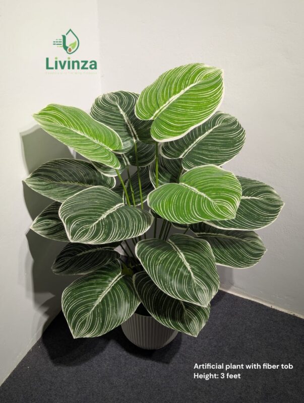 3 Feet Artificial Green Plant | Livinza