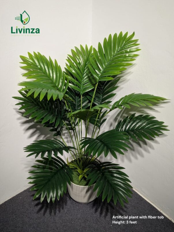 3 Feet Artificial Green Plant | Livinza